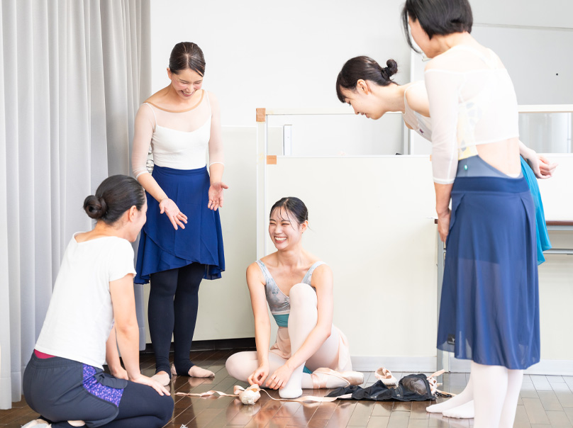 トゥシューズクラス風景